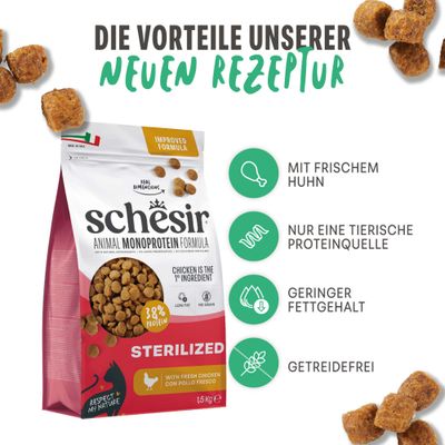 Schesir Sterilized & Light mit Huhn