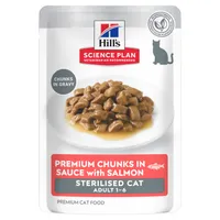 Hill's Science Plan Adult Sterilised - Lachs (12 x 85 g)