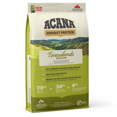 Acana Highest Protein jagnięcina, kaczka i jajka 11,4 kg