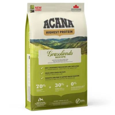 Acana Highest Protein Lam, Eend en Eieren - 11,4 kg Acana Highest Protein Lam, Eend en Eieren - 11,4 kg