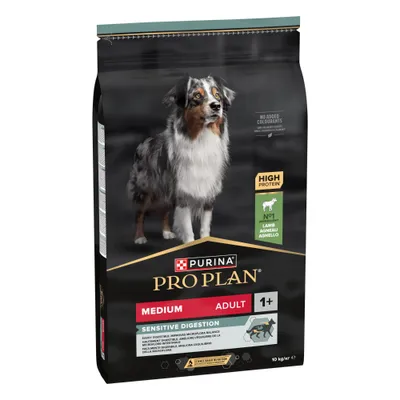 PURINA PRO PLAN Medium Adult Lamm & Reis Sensitive Digestion - 10 kg PURINA PRO PLAN Medium Adult Lamm & Reis Sensitive Digestion - 10 kg