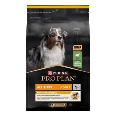 Nuovo pacco da 16 kg Purina Pro Plan All Sizes Adult, precedentemente 14 kg. Stessa ricetta, nuovo formato di confezione più grande.