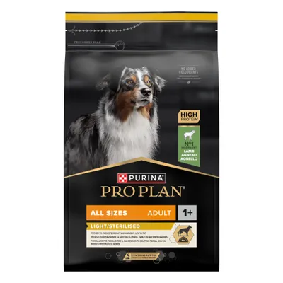 PURINA PRO PLAN All sizes All Sizes Adult Light Sterilised Agnello - 3 kg PURINA PRO PLAN All sizes All Sizes Adult Light Sterilised Agnello - 3 kg