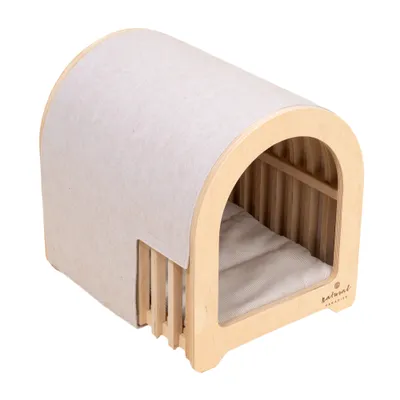 Natural Paradise Maison pour chat Zinnia - L 38 x l 47 x H 44 cm