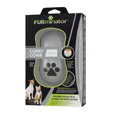 FURminator Curry Comb for Dogs - 12 x 6 x 4 cm (L x W x H) FURminator Curry Comb for Dogs - 12 x 6 x 4 cm (L x W x H)