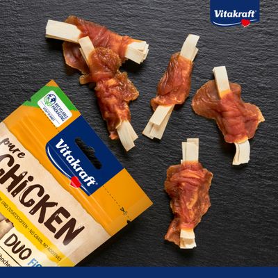 Vitakraft Duo Hühnchen & Fisch - Sparpaket: 8 x 80 g