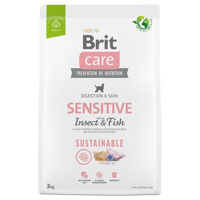 Brit Care Dog Sustainable Sensitive Fish & Insect 3 kg