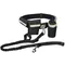 Trixie Hands Free Hundesnor / Løbebælte - sort 100-135 cm lang