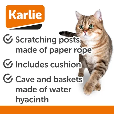 Karlie Scuro I kaparófa - Fekete / természetes