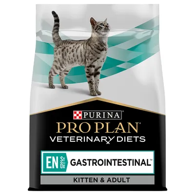 Purina Pro Plan Veterinary Diets EN Gastrointestinal pre mačiatka a dospelé mačky. Špeciálne krmivo pre mačky s tráviacimi problémami.