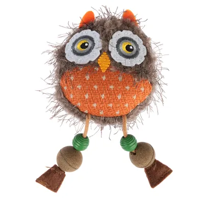 TIAKI Happy Owl z mačjo meto - 1 kos