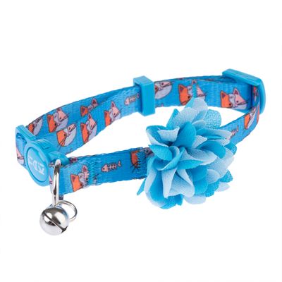 TIAKI Fishbone -kaulapanta kissalle 20–30 cm kaulanympärys, L 10 mm