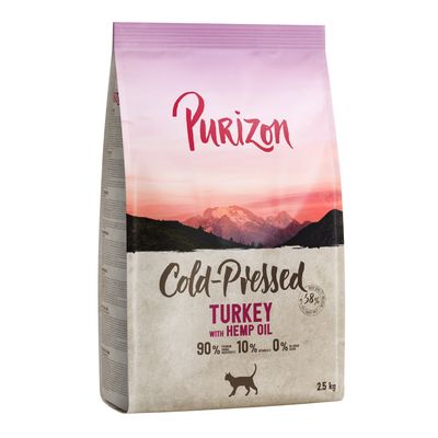 Purizon Coldpressed, indyk z olejem konopnym, tłoczona na zimno 2,5 kg