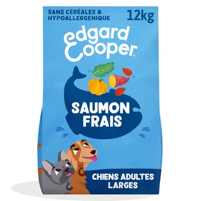 Edgard & Cooper Large Adult Dog Saumon sans céréales - 12 kg