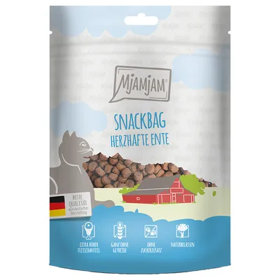 MjAMjAM Snackbag Hartige Eend - Voordeelverpakking 4 x 125 g