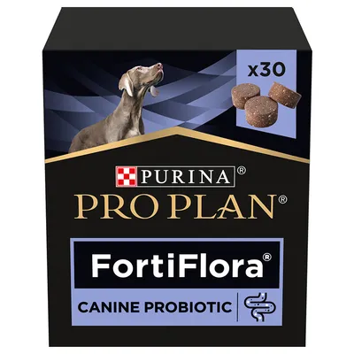Purina Pro Plan FortiFlora Canine Probiotic, pakiranje od 30 komada. Dodatak prehrani za pse.
