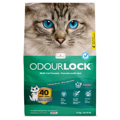 ODOURLOCK Calming Breeze Άμμος για Γάτες - 2 x 12 kg