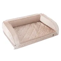 TIAKI wellness kutyakanapé - H 100 x Sz 65 x M 30 cm (bézs)