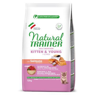 Natural Trainer Kitten Zalm Brokken Kat