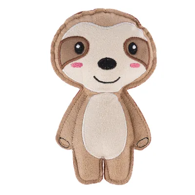TIAKI Hundespielzeug Squeaky Sloth - L 17 x B 10 x H 4 cm