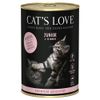Cat's Love 6 x 400 g Umido per gatto Junior Pollo