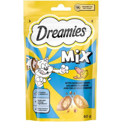 Dreamies Mix Cat Treats Salmon & Cheese