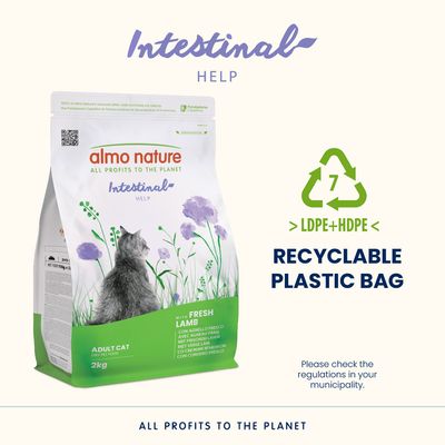 Almo Nature Functional Intestinal Help jahňacie - výhodné balenie: 2 x 2 kg