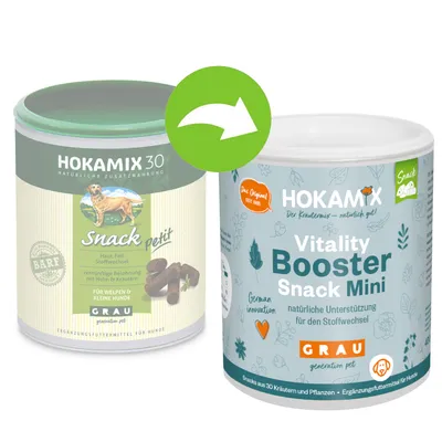 GRAU HOKAMIX Vitality Booster Mini snack - 2 x 800 g
