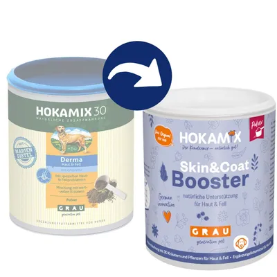 GRAU HOKAMIX Skin & Coat Booster Pulver - 750 g