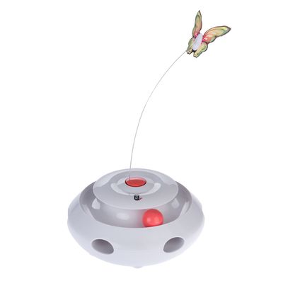 TIAKI 3-in-1 Katzenspielzeug Mariposa 20,5 x 20,5 x 10,5 cm