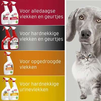 Nature's Miracle Vlekken- en geurverwijderaar voor katten en honden - 709 ml