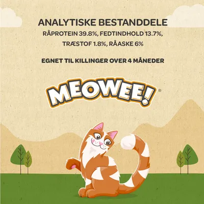 Meowee! Sprøde kyllingekiks - 40 g