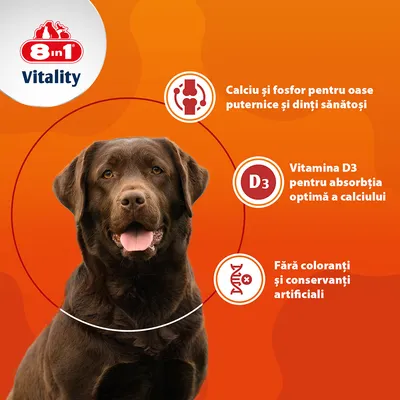 8in1 Vitality Tablete de calciu - 155 tablete