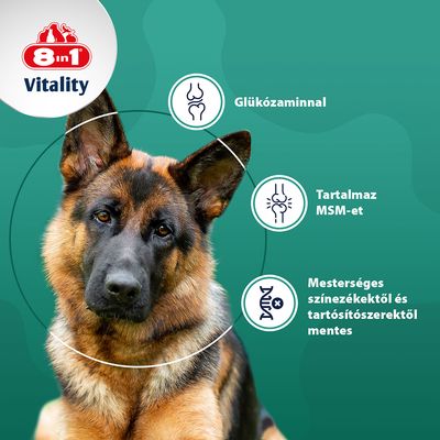 8in1 Vitality Glükozamin + MSM tabletta