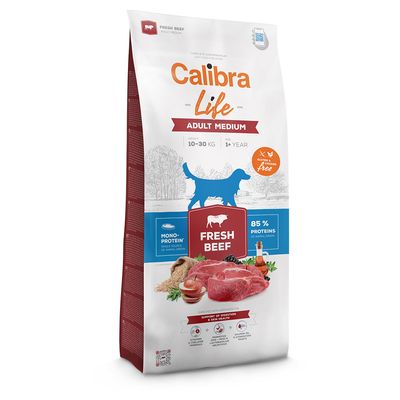 Calibra Life Adult Medium Breed s čerstvým hovädzím 12 kg