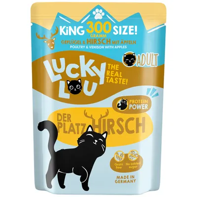 Lucky Lou Adult Saver Pack 24 x 300g - Poultry & Deer