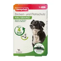 beaphar Zecken- & Flohschutz-Halsband für Hunde - Sparpaket: 2 x ca. 65 cm Halsumfang