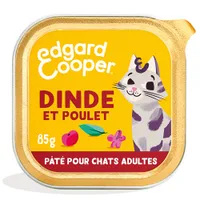 Edgard & Cooper Adult Pâté sans céréales 85 g pour chat - dinde, poulet