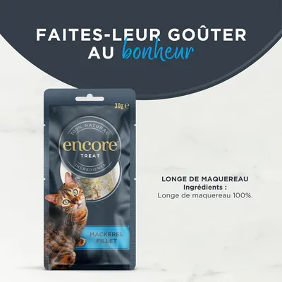Encore Filet de maquereau pour chat - 6 x 30 g