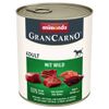 animonda GranCarno Original Adult 6 x 800 g umido cane Selvaggina