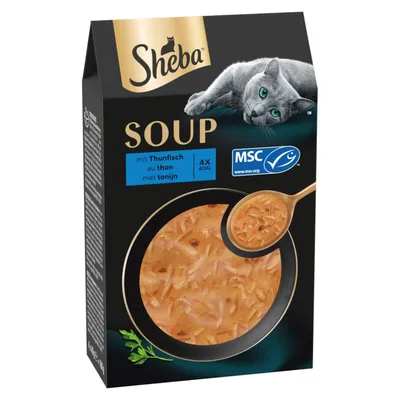 Økonomipakke: 80 x 40 g Sheba Classic Soup portionsposer - Tun Økonomipakke: 80 x 40 g Sheba Classic Soup portionsposer - Tun