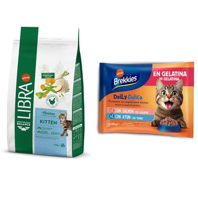 Libra Cat granule + Brekkies Daily Delice 4 x 85 g zdarma