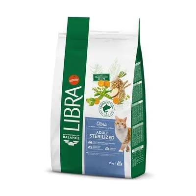 Libra Cat Sterilized Tonijn - Dubbelpak: 2 x 12 kg