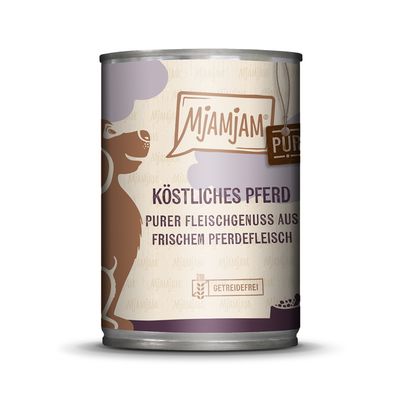 Sparpaket MjAMjAM purer Fleischgenuss 12 x 400 g köstliches Pferd pur