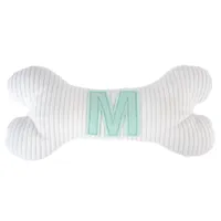 TIAKI Plüschknochen mit Initiale M - L 26 x B 12 x H 5,5 cm