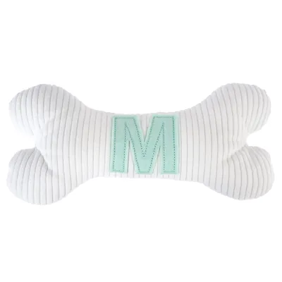 TIAKI plišana kost s inicijalom M - D26 x Š12 x V5,5cm TIAKI plišana kost s inicijalom M - D26 x Š12 x V5,5cm