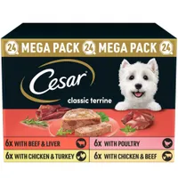 Cesar Classic Terrine Mixed Pack - 24 x 150g