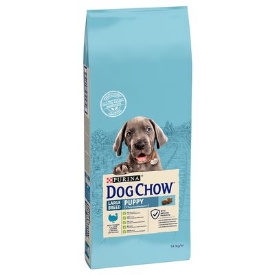 PURINA Dog Chow Puppy Large Breed Turkey 14 kg