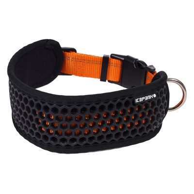 Icepeak Pet® Comb obroża, pomarańczowa Rozmiar S: obwód szyi 25–35 cm, szerokość 50 mm