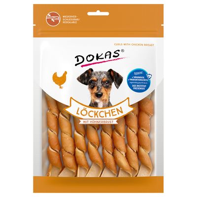 Dokas, pałeczki do żucia z piersi kurczaka 8 x 120 g